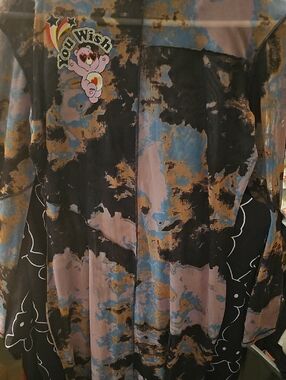 Divided Long Sleeve Dress in Black, Blue, Tan